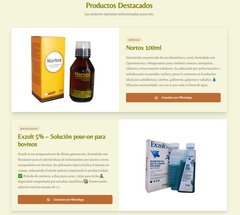 Vista 3 del sistema agro-veterinario