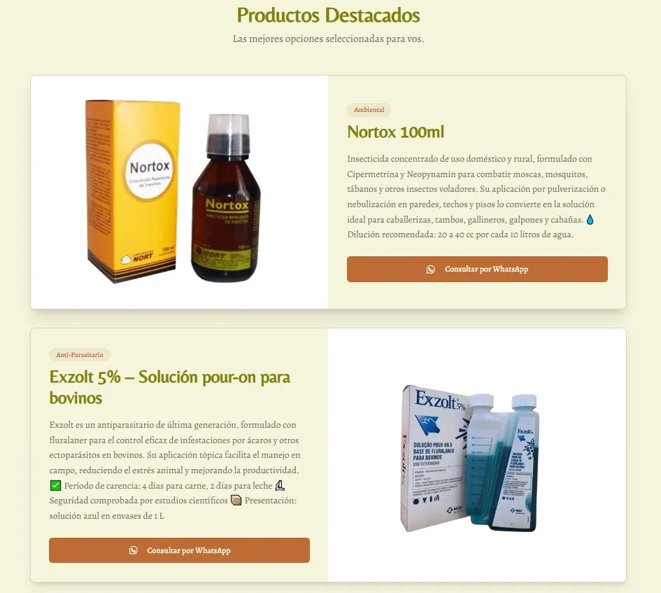 Vista 3 del sistema agro-veterinario