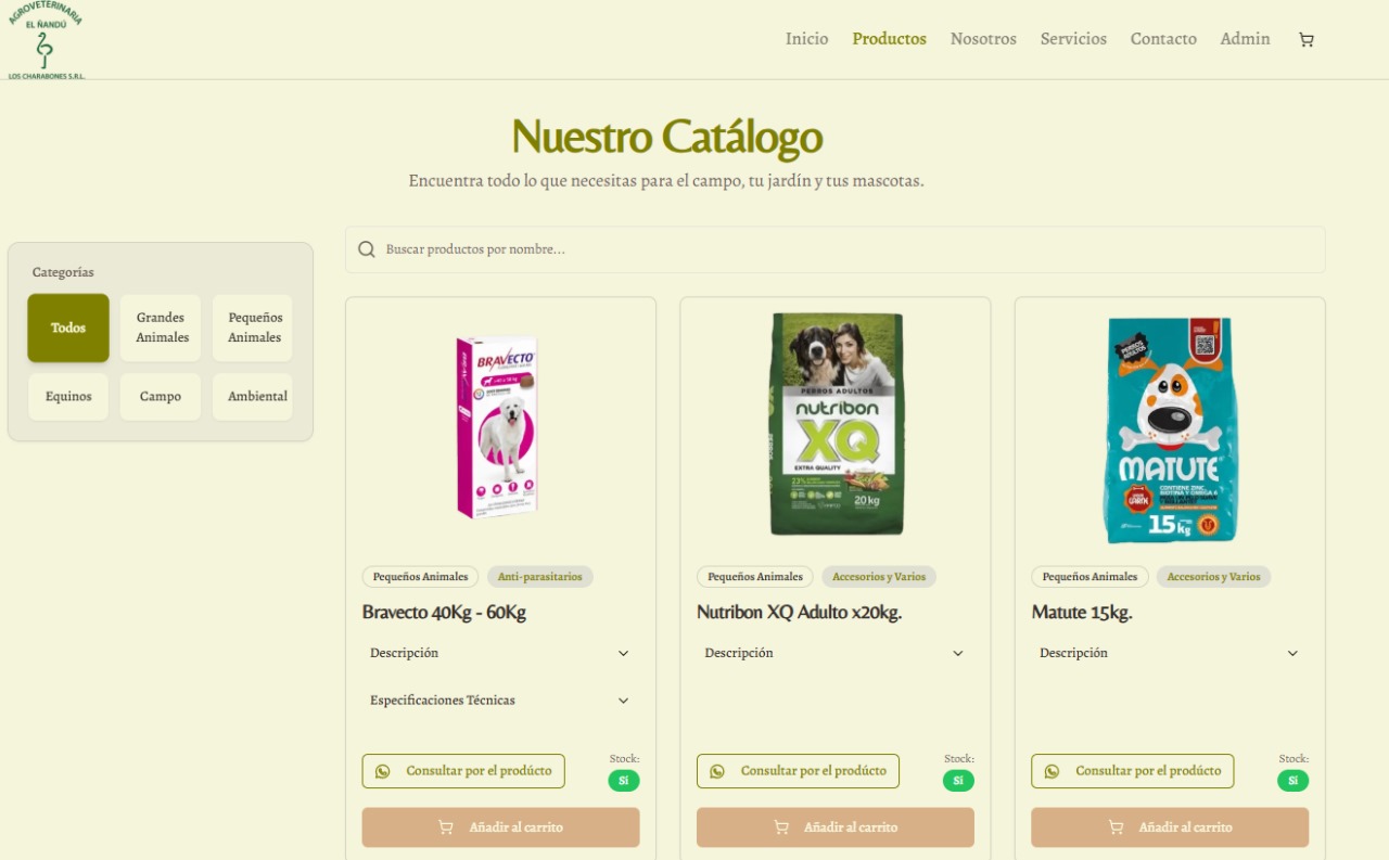 Vista 6 del sistema agro-veterinario